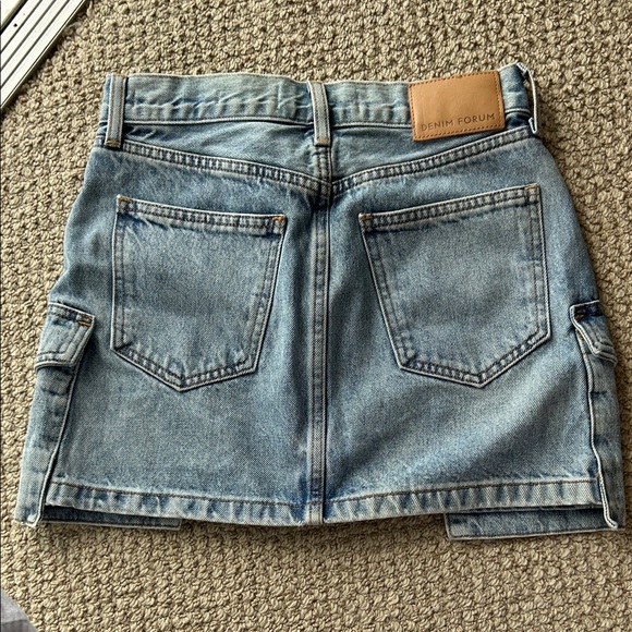 Aritzia Denim Mini Skirt - Picture 2 of 3
